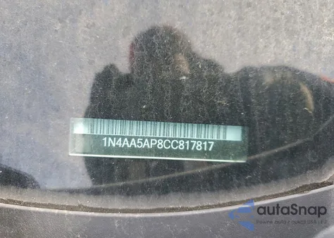 2012 Nissan Maxima S z USA, uszkodzony, nr VIN 1N4AA5AP8CC817817